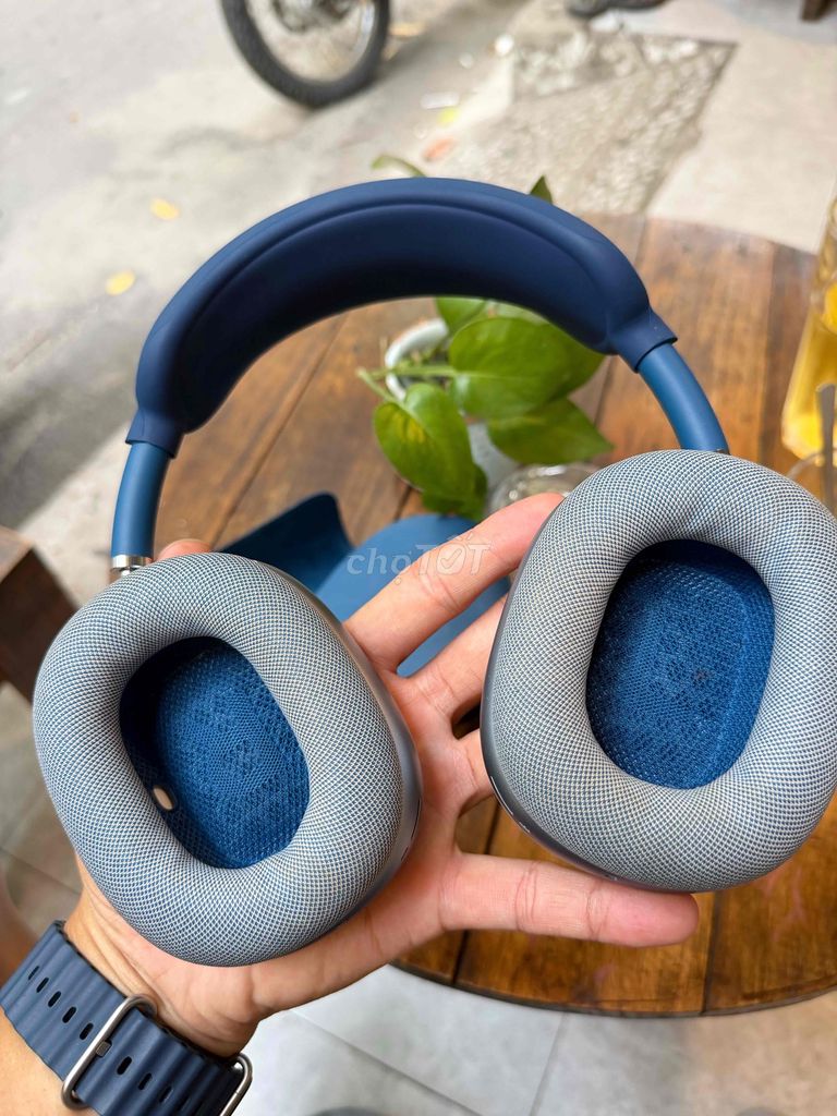 Фото 2: Наушники AirPods Max синие, разъем Lightning, новые 99%