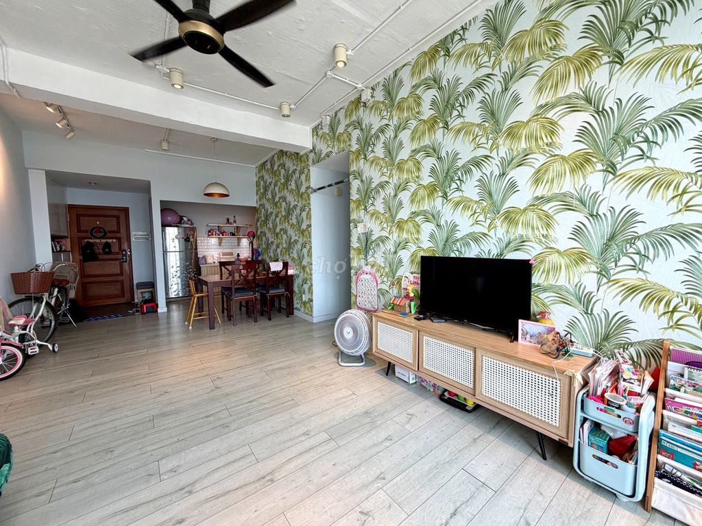 Фото 3: Hoàng Anh Gold House | 110,6 м² (3 спальни-2 санузла) | Красная книга. Вид на PMH. Высокие потолки