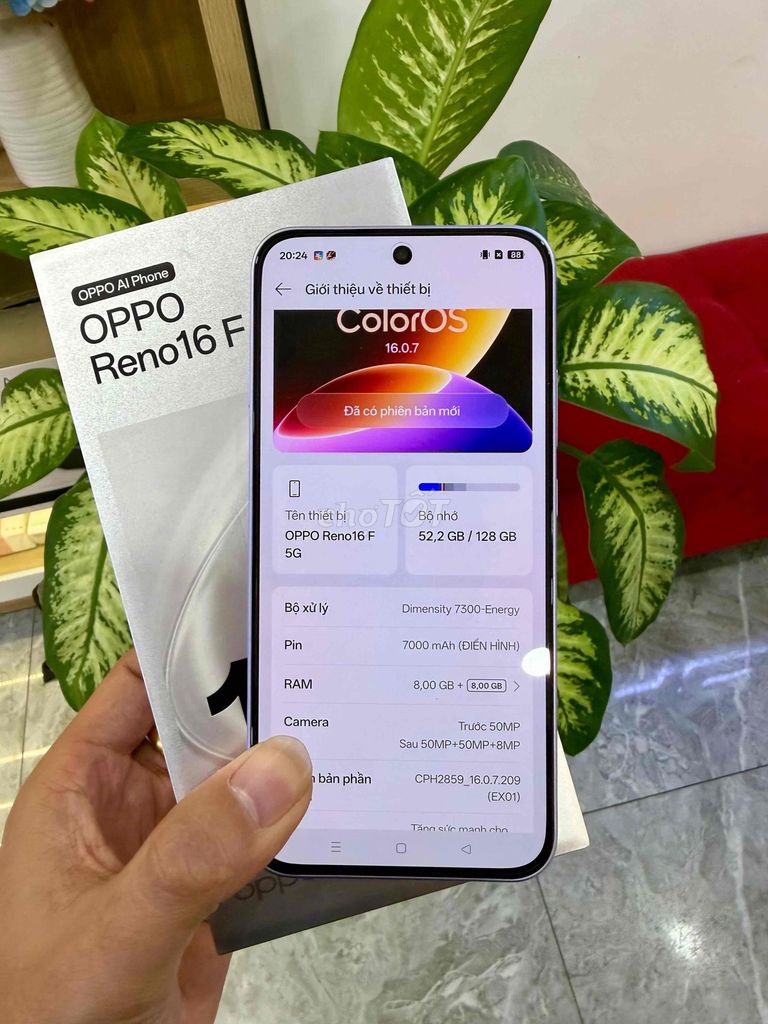 Фото 2: Oppo Reno 16F 5G 8GB/128GB фиолетовый