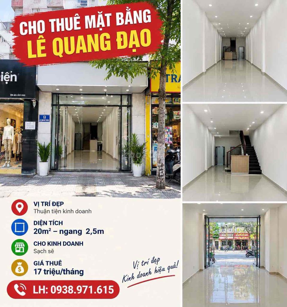 СДАЁТСЯ ПОМЕЩЕНИЕ LÊ QUANG ĐẠO