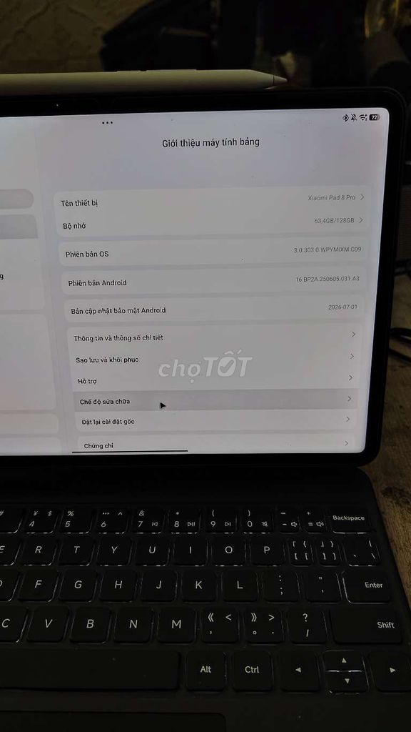 Фото 2: Xiaomi Pad 8 Pro 12GB/128GB Черный