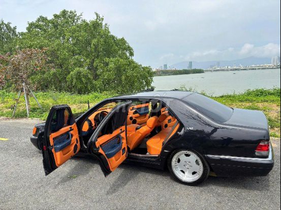 Фото 3: Mercedes-Benz S320 (W140) 1995 Черный, натуральная кожа