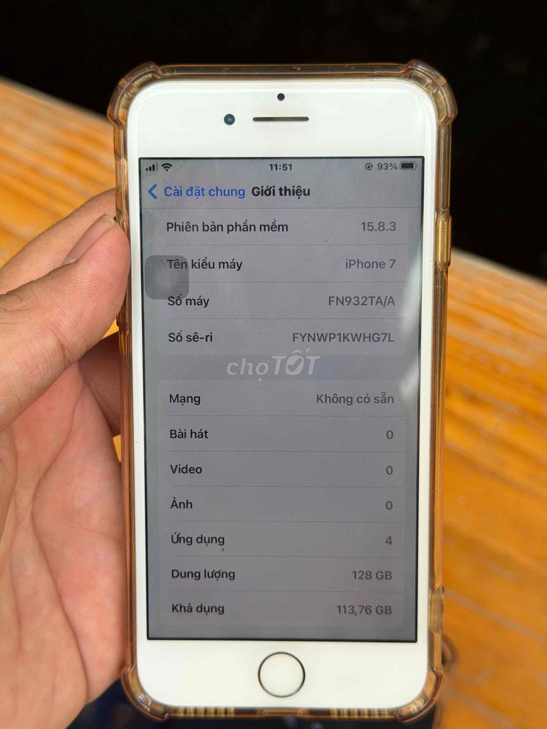 Фото 2: Apple iPhone 7 128GB золотой, б/у