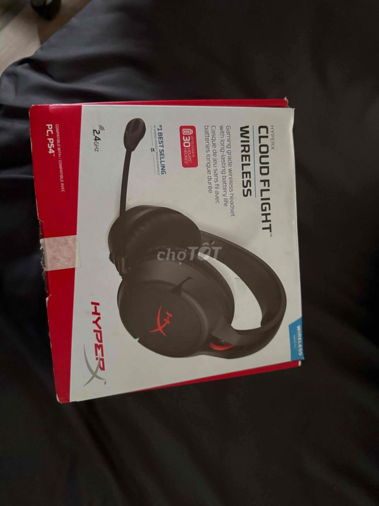 Игровая гарнитура HyperX Cloud Flight Wireless черная