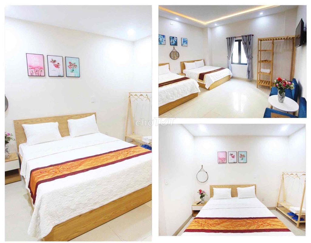 Cho thuê toà Khách Sạn 5 tầng 14p MT đường Hồ Nghinh gần Hà Chương