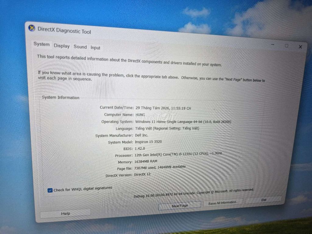 Фото 2: Dell Inspiron 3520 i5-1235U 16GB/SSD серебристый