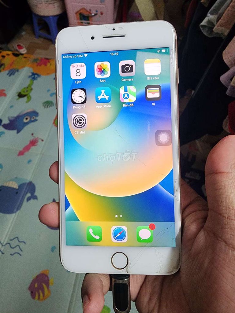 Apple iPhone 8 Plus золотой международная версия, не работает кнопка Home