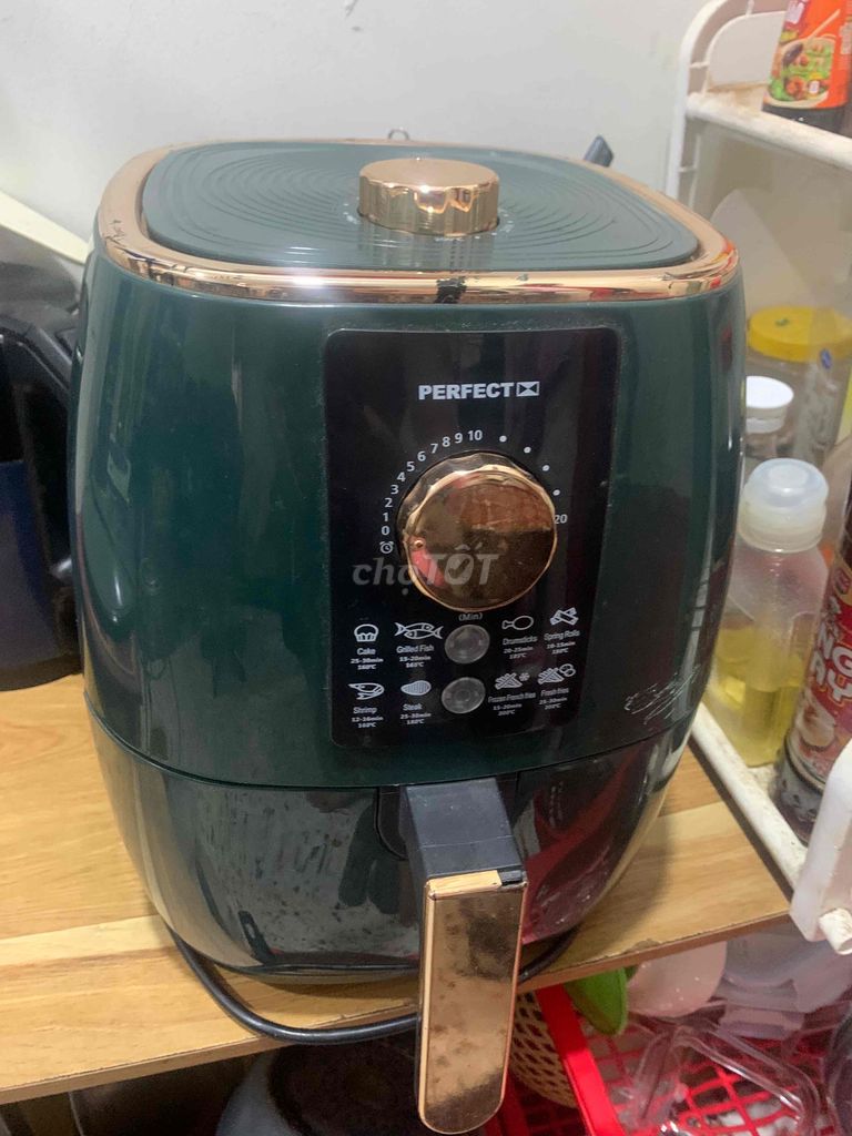 Фото 2: Фритюрница без масла Perfect 5L Зеленая