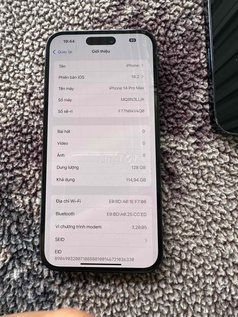 Фото 3: Apple iPhone 14 Pro Max 128GB Đen Quốc tế
