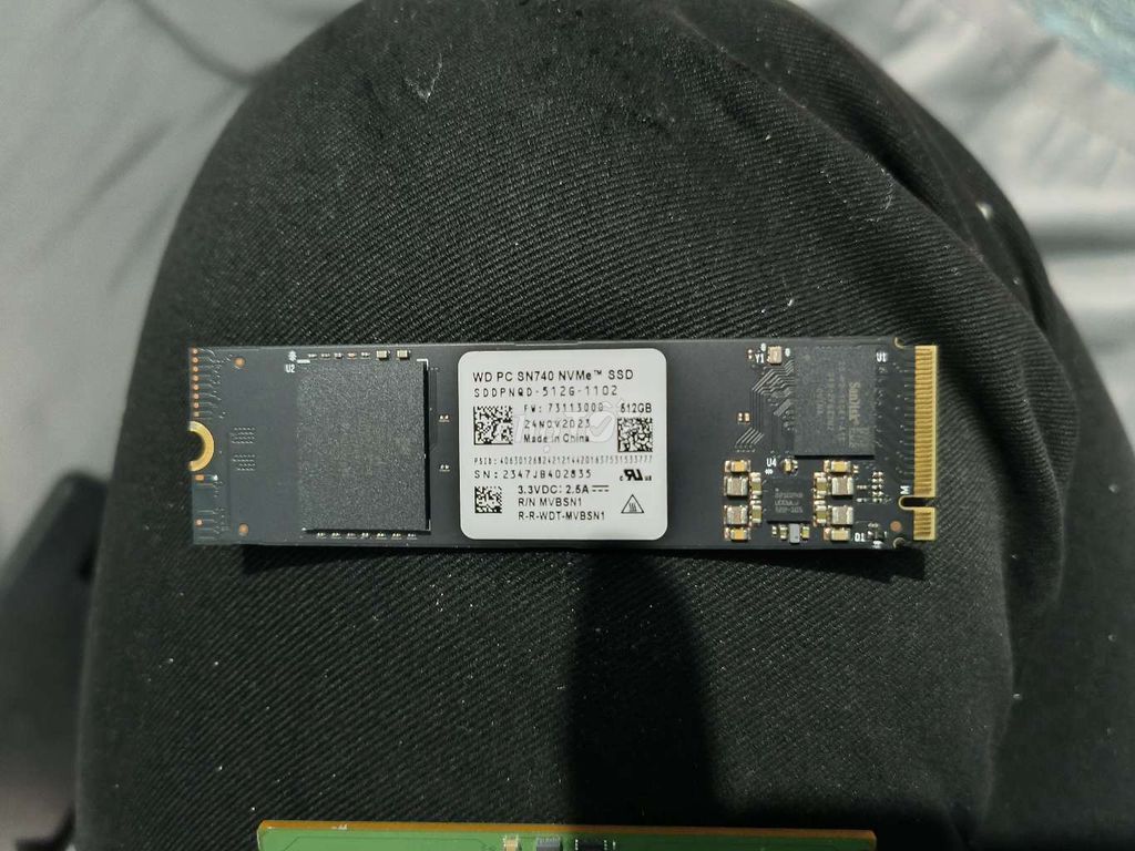 SSD WD PC SN740 NVMe 512GB Китай