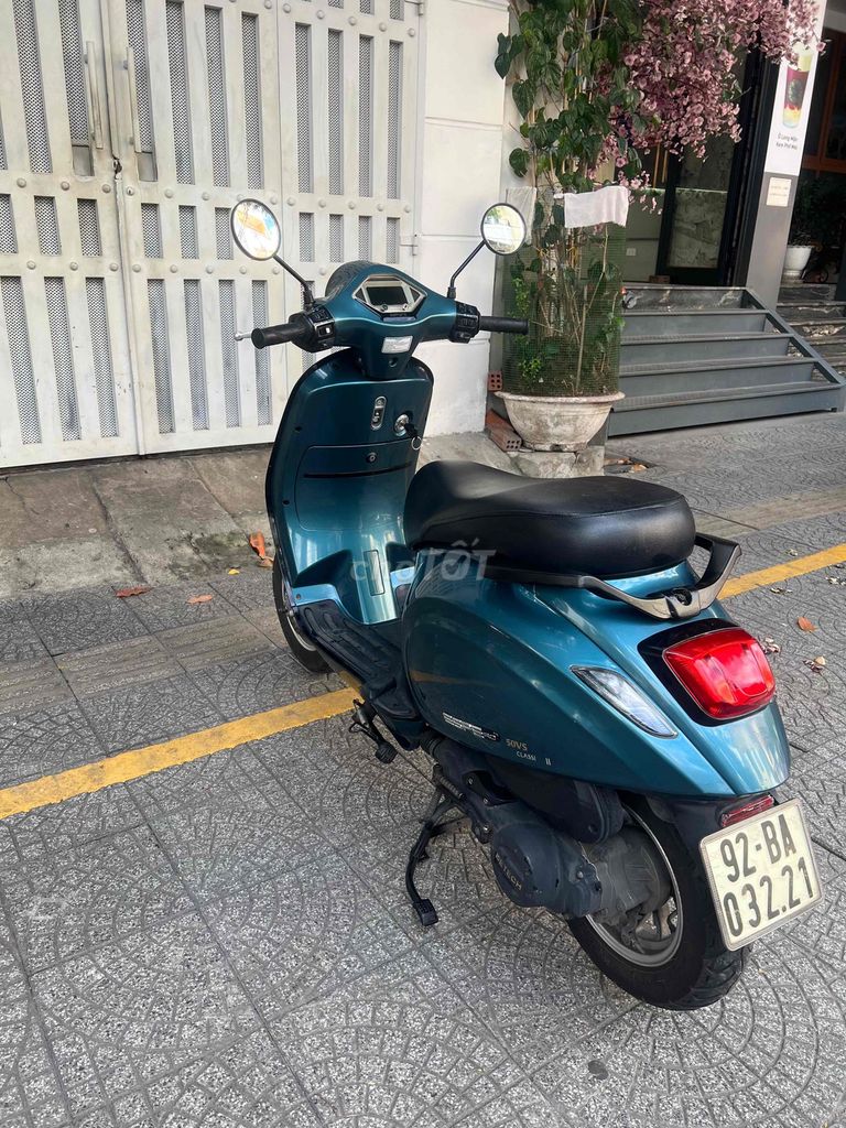 Фото 2: Скутер Espero Vespa 50cc, цвет бирюзовый, б/у