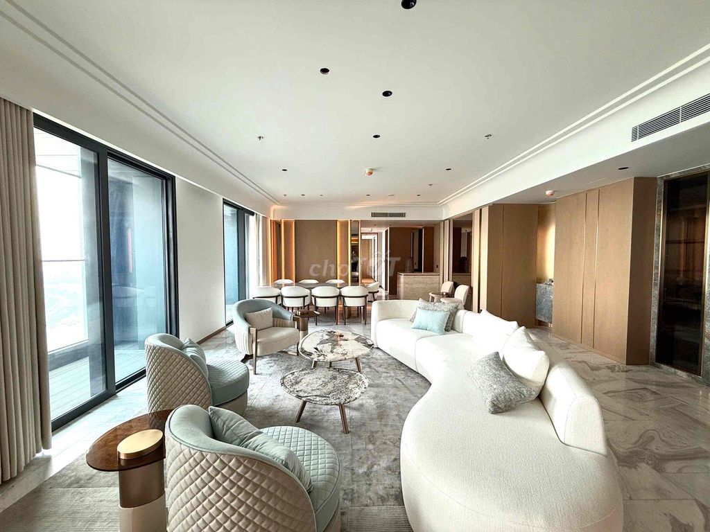 Срочная аренда 4 спальни | 180 м² | Empire City Thủ Thiêm | Вид на реку, район 1