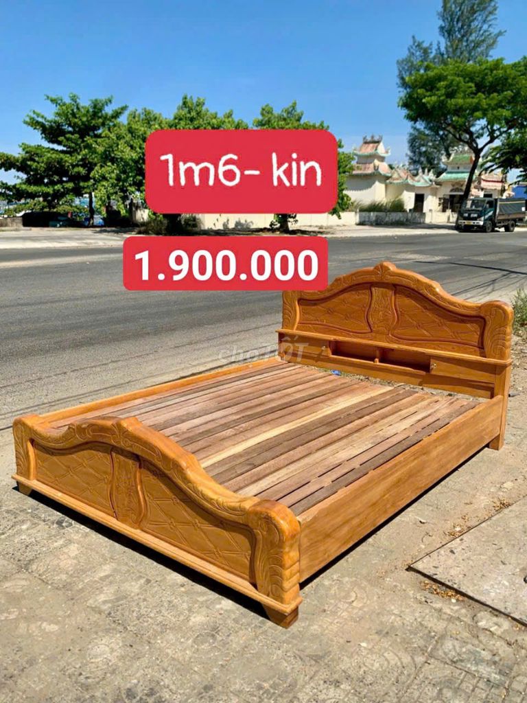 Кровать из дерева Ванг, 1,6 м