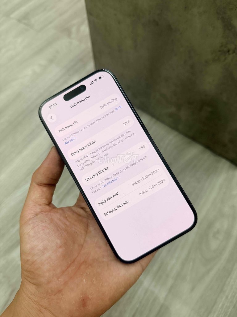 Фото 3: Apple iPhone 15 Pro 128GB синий