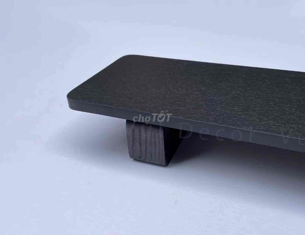 Подставка для монитора из дерева molf Черная 60x20x10