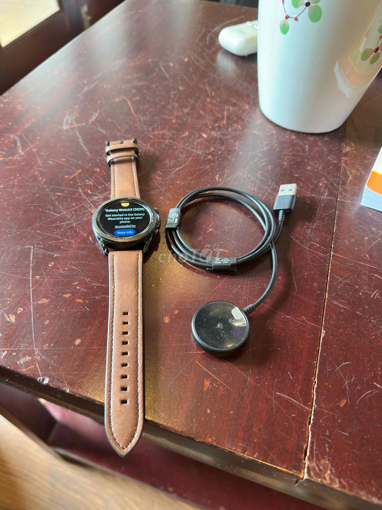 Фото 2: Samsung Watch 3 45mm черный LTE, версия для США, нержавеющая сталь