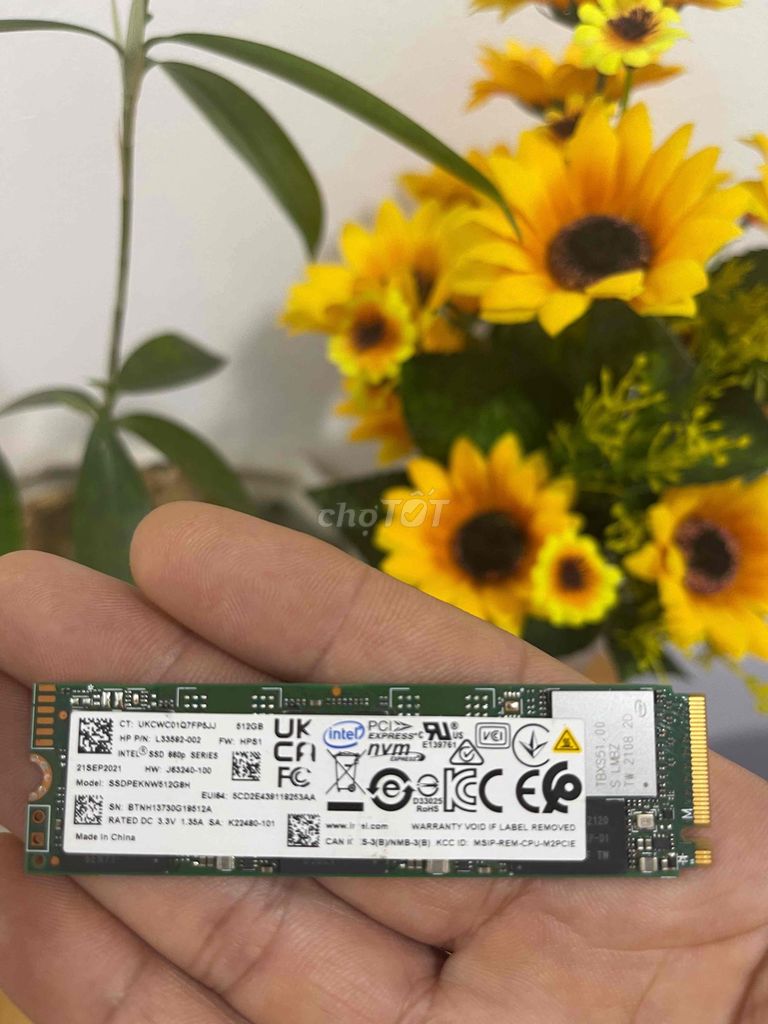 SSD Intel 660p 512GB Б/У