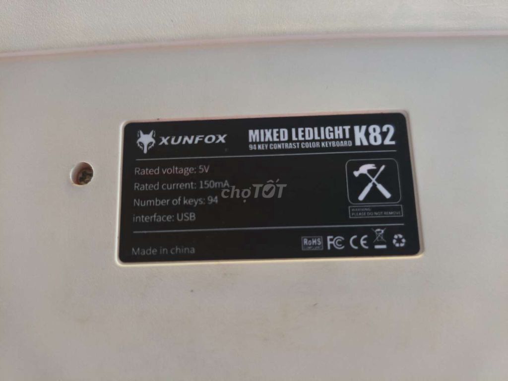 Механическая клавиатура XUNFOX K82 USB RGB 94 клавиши
