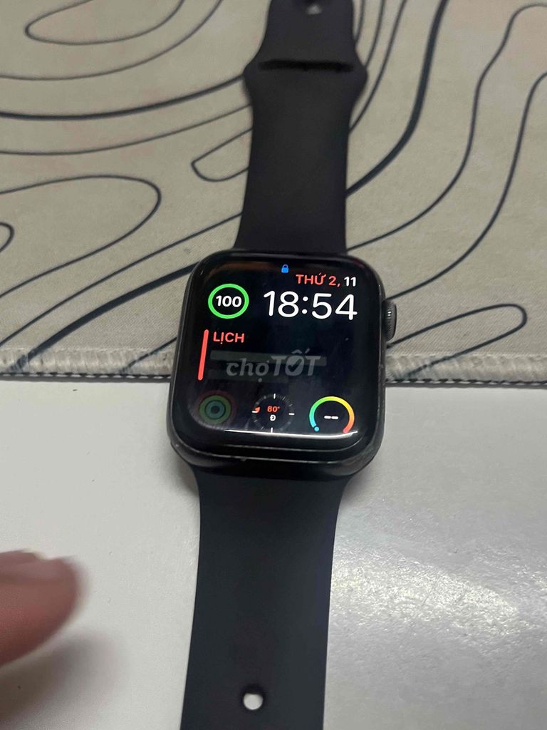 Apple Watch Series 6 44mm алюминий черный 76%
