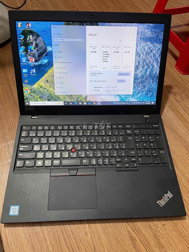 Фото 2: LENOVO THINKPAD L580. Японский внутренний рынок, привезён вручную, оригинал