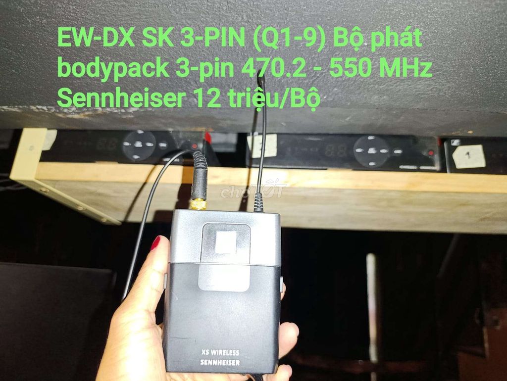 Bộ phát bodypack Sennheiser EW-DX SK Xám