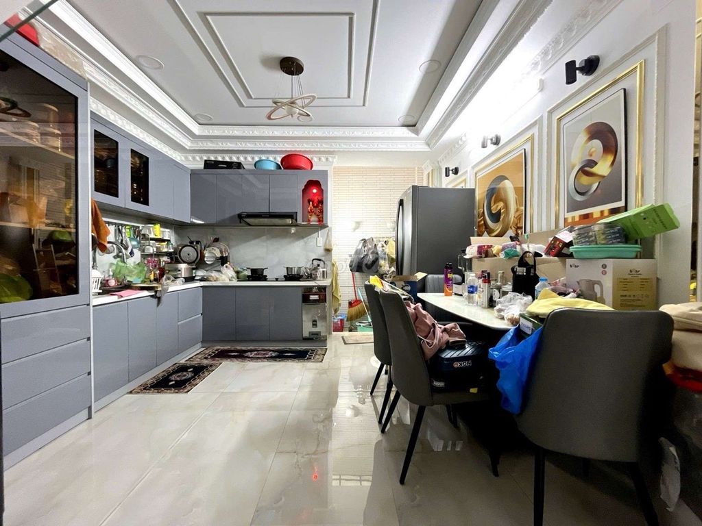 Фото 3: Красивый дом на Хюинь Тхи Донг – Нябе | 52 м² | 4 этажа | 4 спальни | переулок 12 м