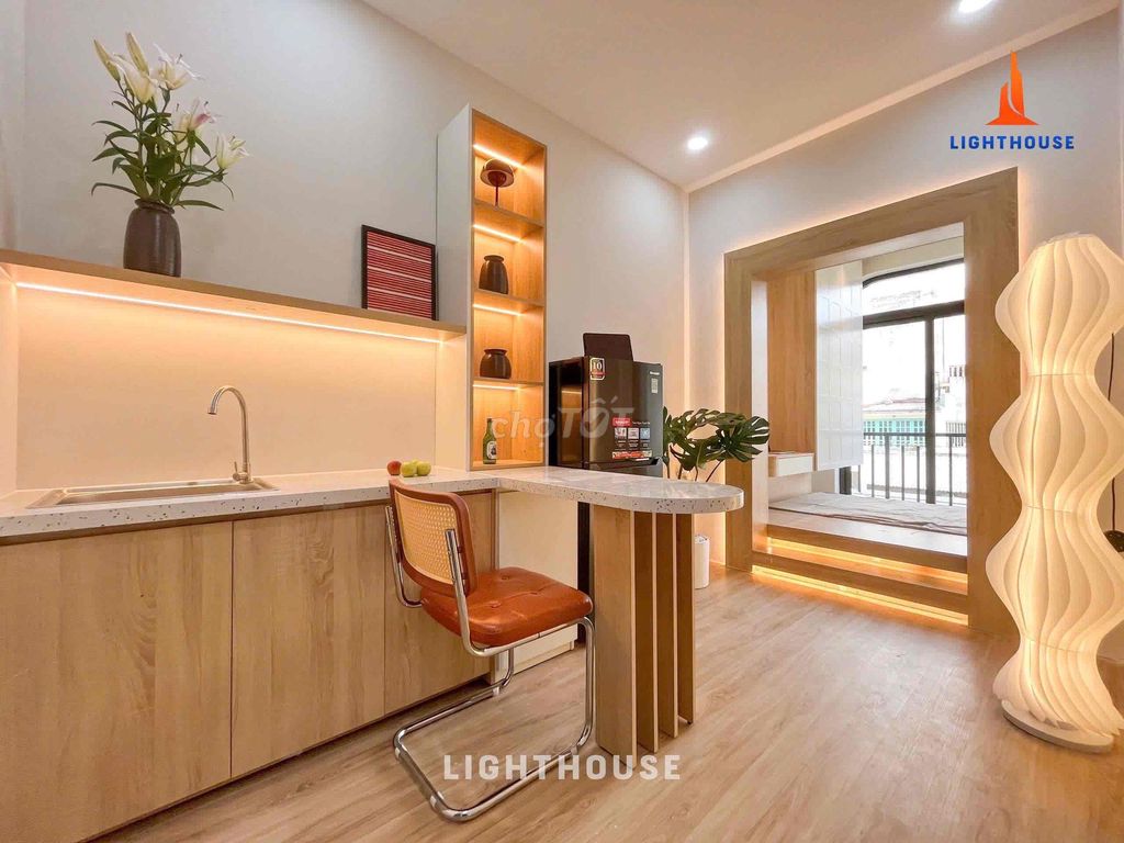 Сдается студия с балконом — рядом с университетами UEH, HUFLIT, Sư Vạn Hạnh