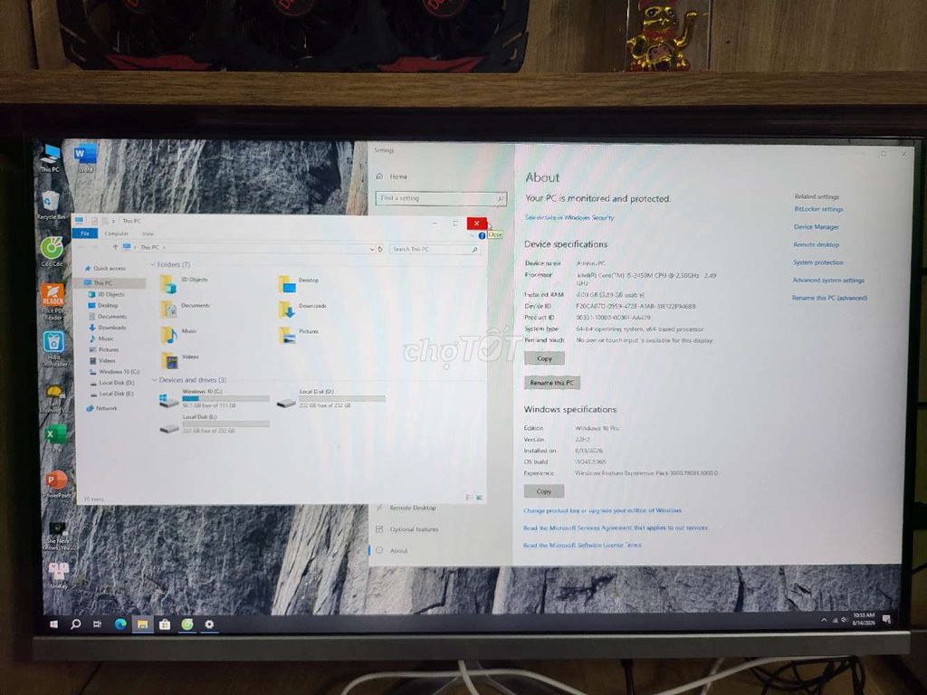 Фото 2: All in one i5-2450M 24 inch FullHD 4GB/SSD 128GB