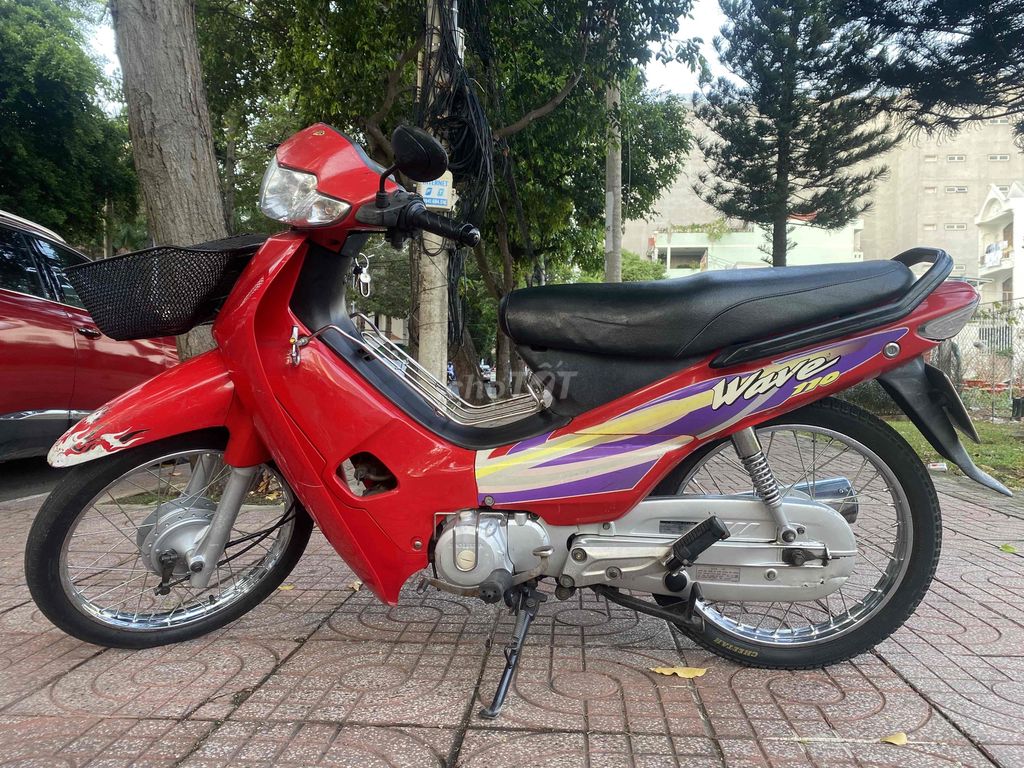 Фото 2: Honda Wave Alpha 2005 Красный, полностью оригинальный