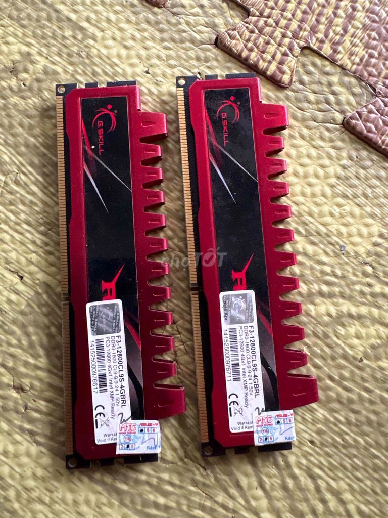RAM G.Skill F3-12800CL9S-4GBRL DDR3 4GB