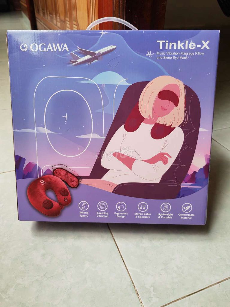 Массажная подушка Ogawa Tinkle-X OL0502X красная