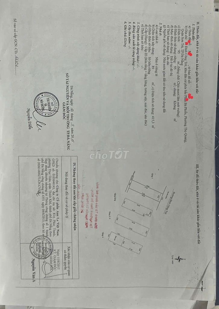 Фото 3: [СОБСТВЕННИК] Продажа 4-этажного дома на улице Динь Конг Чы, район Тхо Куанг
