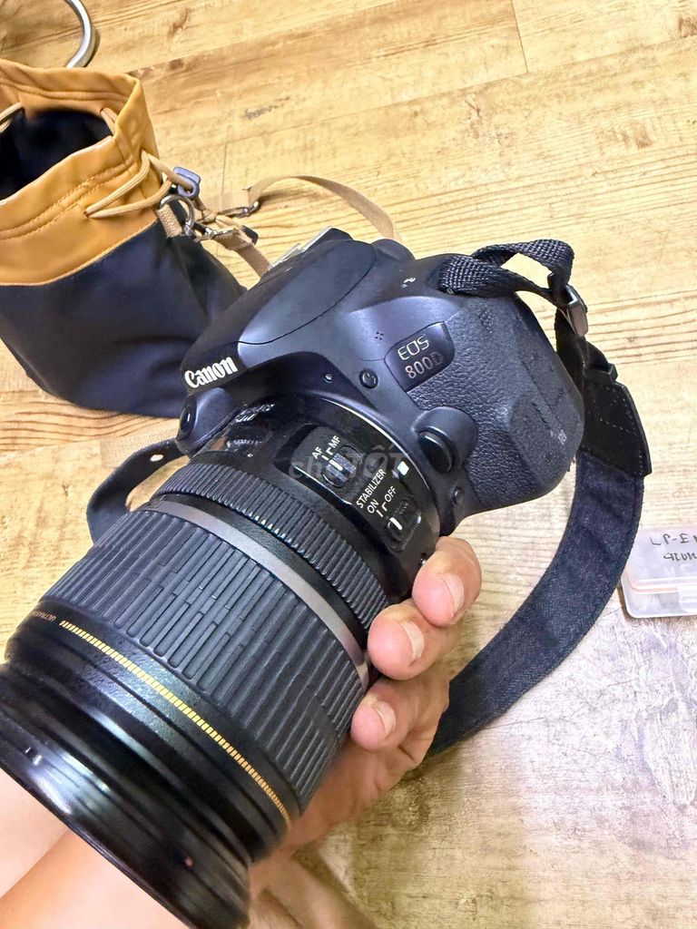 Фотоаппарат Canon 800D с объективом 17-55mm, б/у