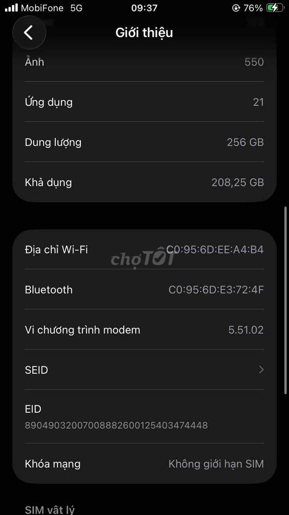 Apple iPhone SE 3 256GB Красный