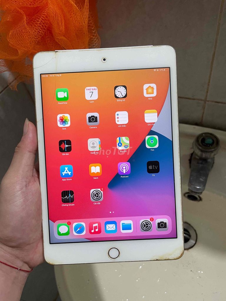 iPad mini 4 Wifi 64GB, небольшое повреждение стекла