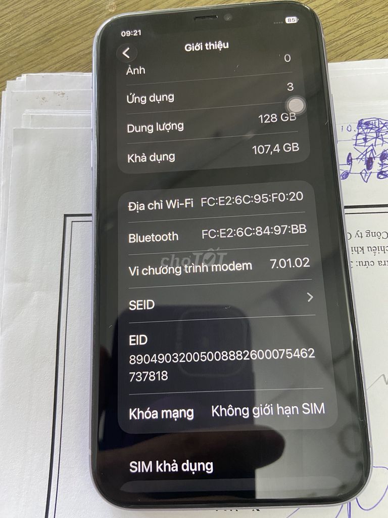 Фото 3: Apple iPhone 11 128GB Фиолетовый VN/A как новый