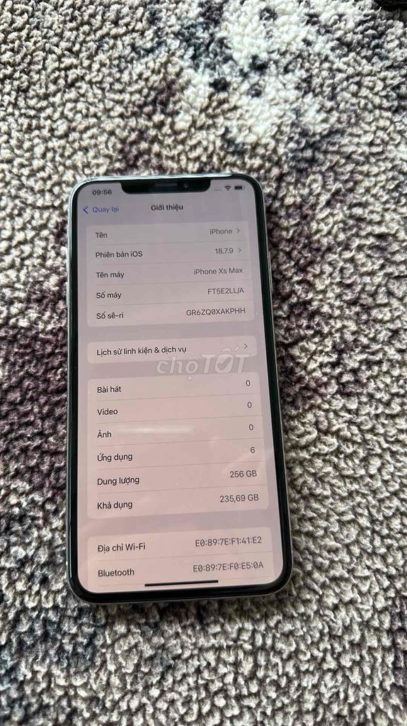 Apple iPhone Xs Max 256GB Trắng Like New