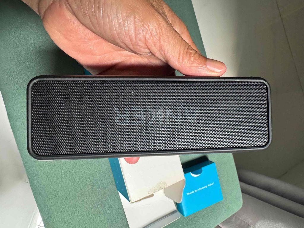 Колонка Bluetooth Anker Soundcore 2 черная, водонепроницаемая