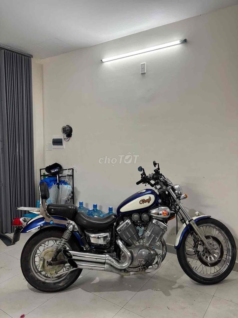 Yamaha Virago 400cc 2008 сине-белый