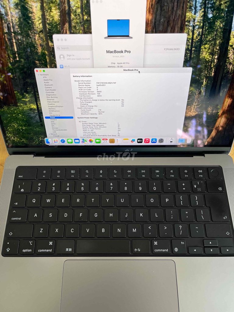 Фото 2: MacBook Pro M1 Pro 14 inch Ram 16GB Ssd 512GB