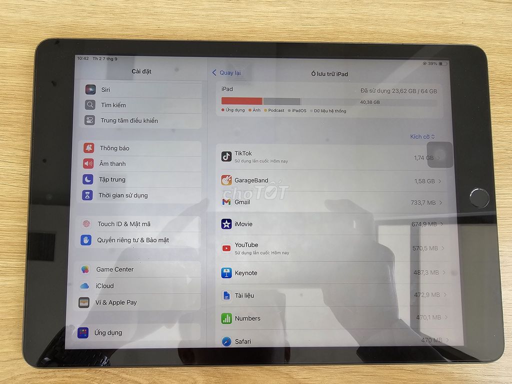 Apple iPad Gen 9 Wifi 64GB Серый 10.2 дюйма