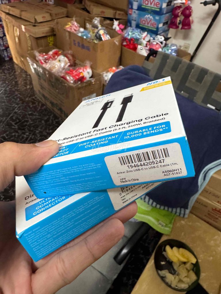 Фото 3: Кабель для зарядки Anker Zolo Type C 1м 240W