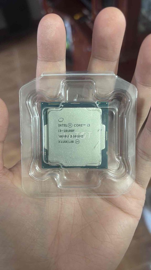 Процессор Intel Core i3 10100F 10-го поколения, новый