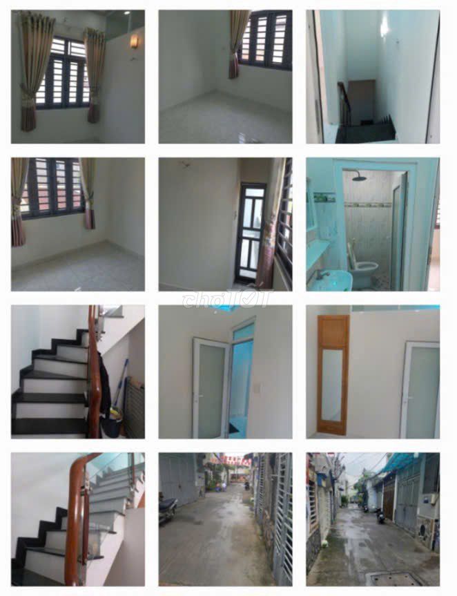 Продаётся новый дом, площадь использования 54м², бетонный, 1 этаж + 1 этаж, проходной переулок, ул. 59, район 14, Го Вấп
