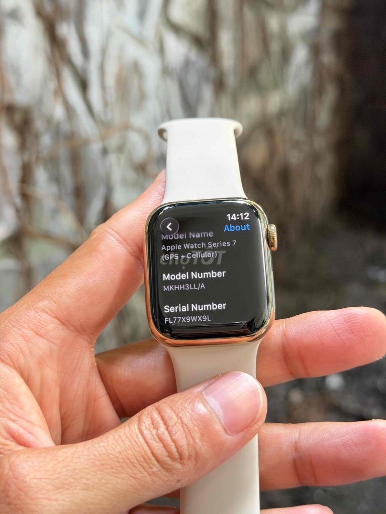 Apple Watch Series 7 GPS + LTE 41mm Сталь Gold (США)