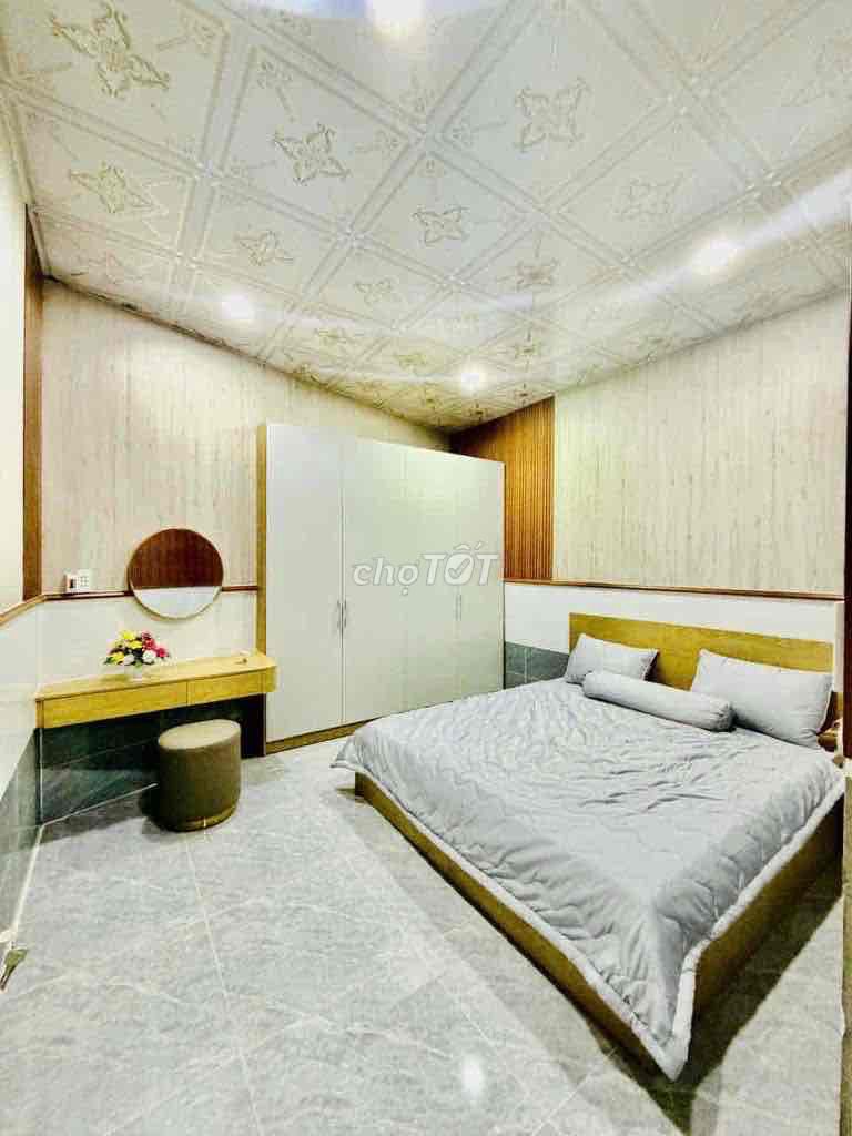 🏠 Новый дом 2 спальни 4x14 м с полной мебелью, переулок Хюинь Тан Фат, квартал Фу Тхуан