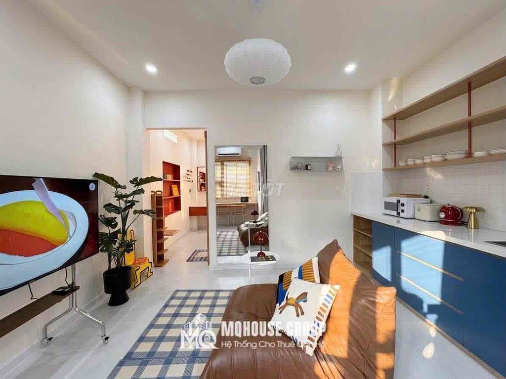 Фото 2: Премиум-квартира 50 м², район 1, зона Тандинь, 1 спальня, балкон, полностью меблирована
