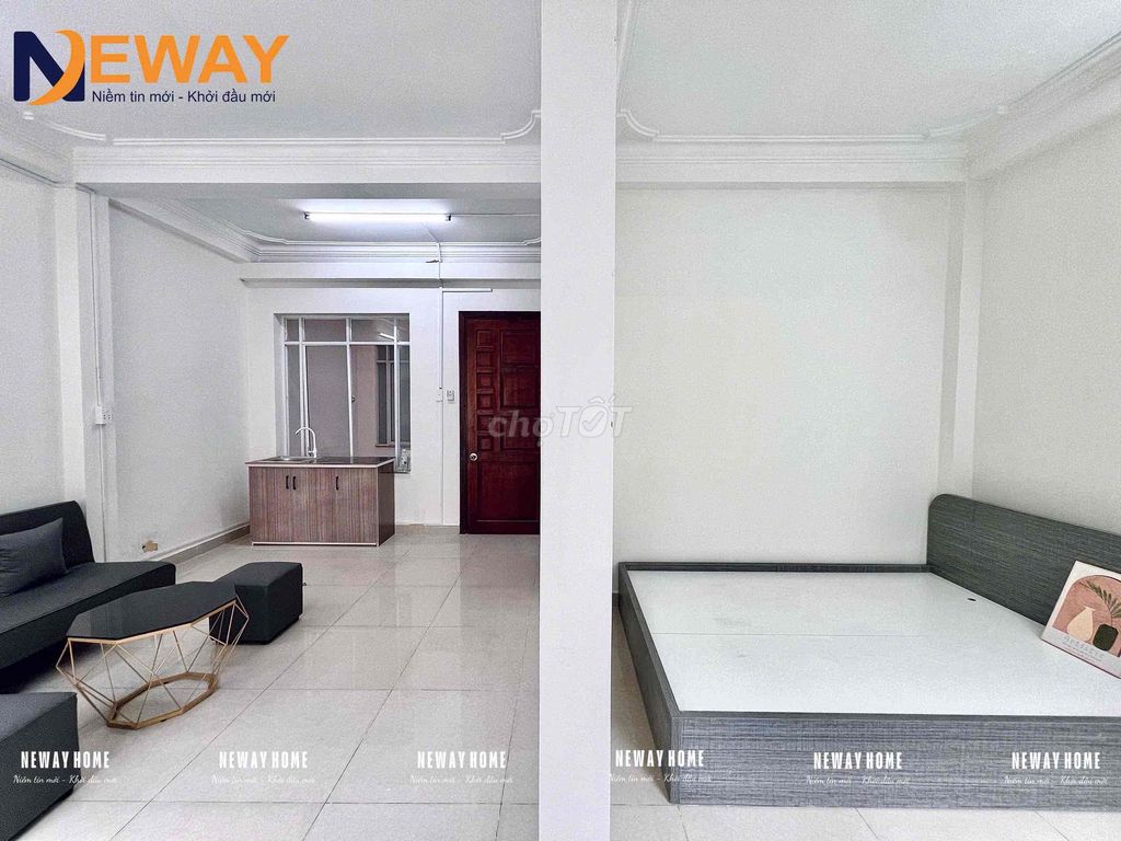 Фото 3: 📍1PN TÁCH BẾP VÀ CÔNG RIÊNG BIỆT CỰC KỲ LÀ THÔNG THOÁNG, FULL NỘI THẤT