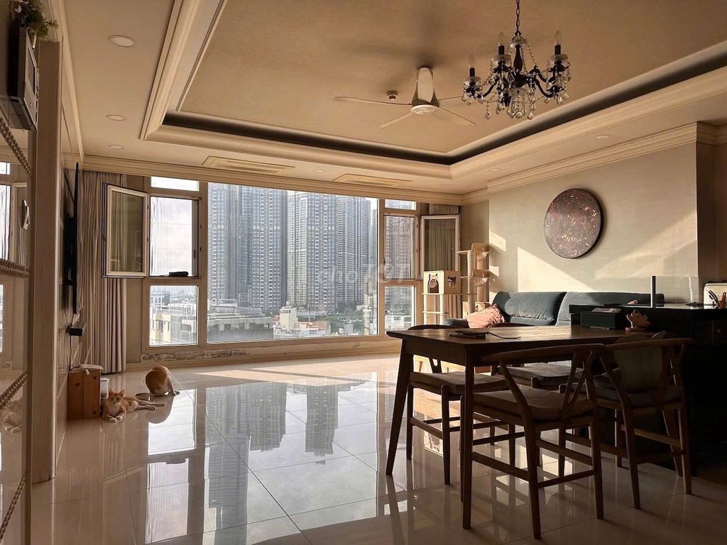 Аренда квартиры Cantavil Hoàn Cầu, площадь 120м2, 3 спальни, 2 санузла, вид на Landmark81
