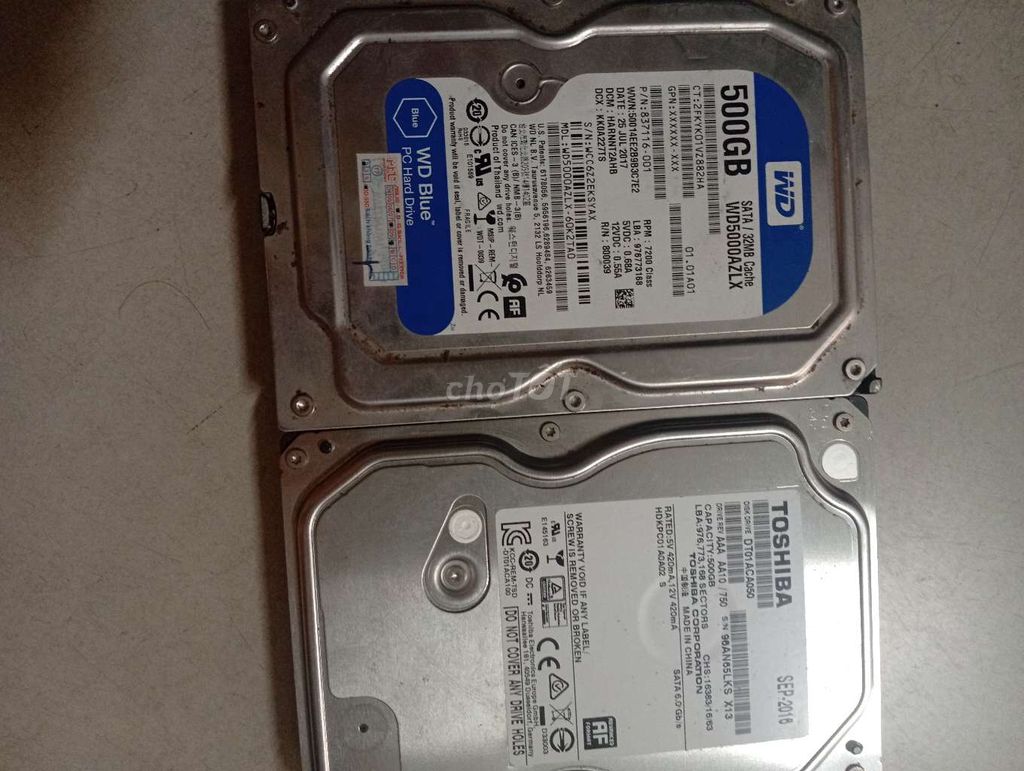 🎊499 ổ HDD PC 1T/ 500gb pc, laptop, sức khỏe tốt